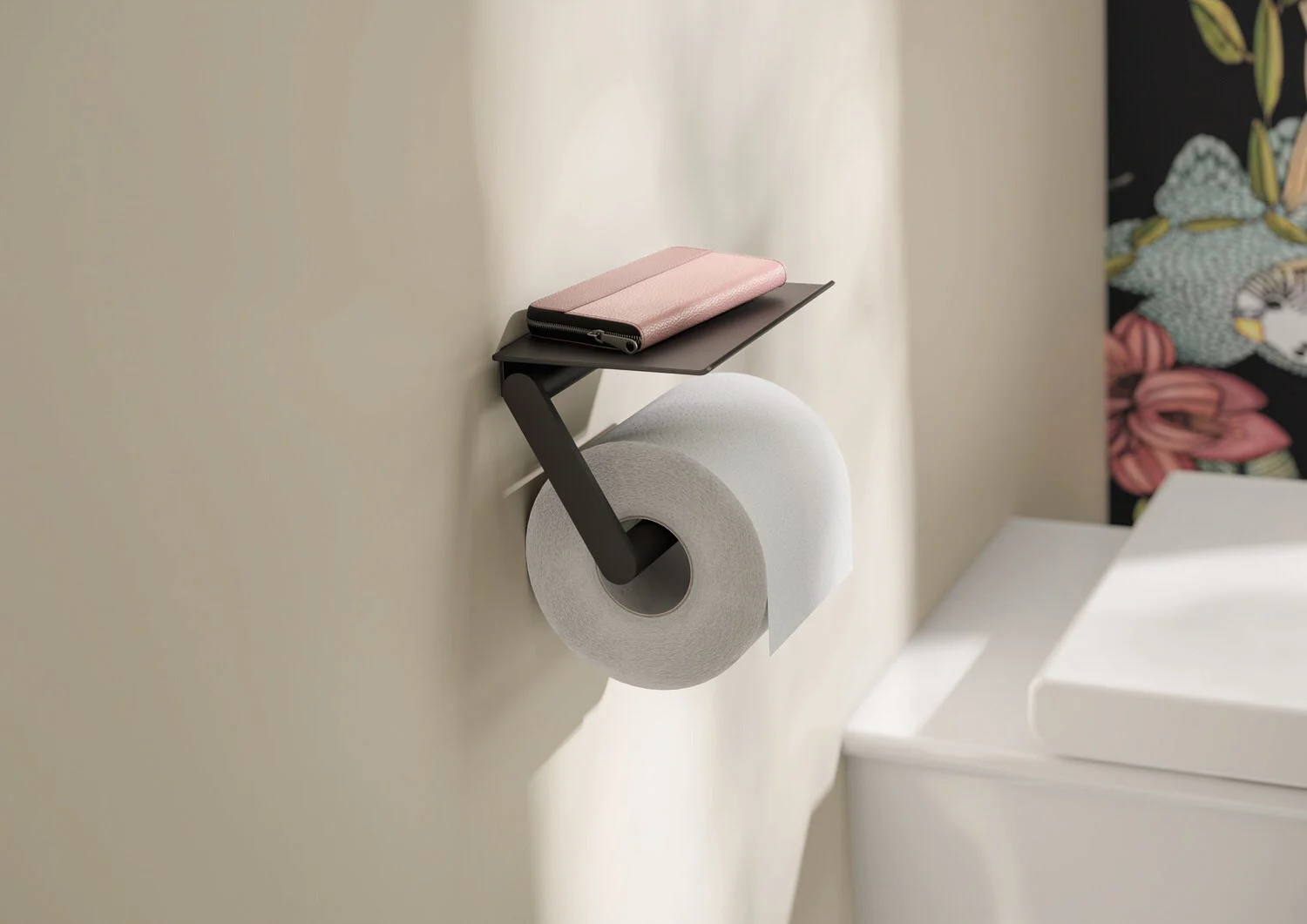HEWI System 900 WC-Papierhalter mit Ablage Bild 5