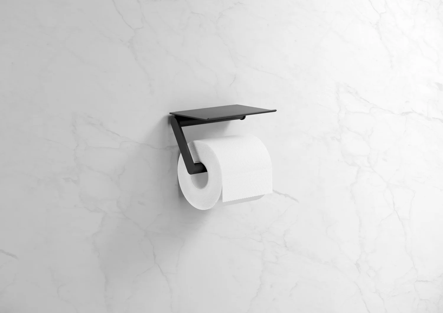 HEWI System 900 WC-Papierhalter mit Ablage Bild 2