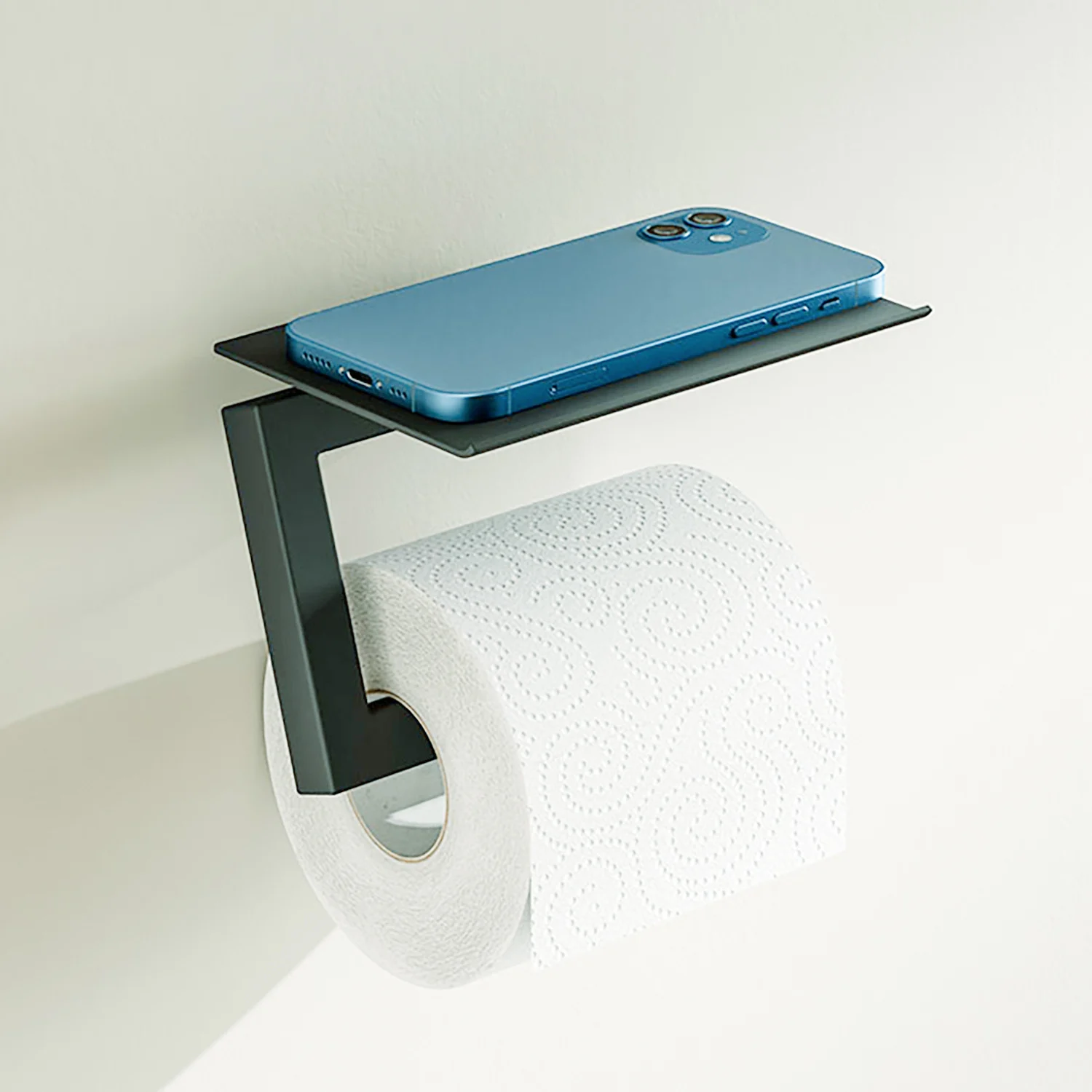 HEWI System 900 Q WC-Papierhalter mit Ablage