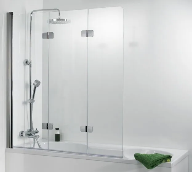 HSK Premium Softcube Badewannenaufsatz 3-teilig, Anschlag links