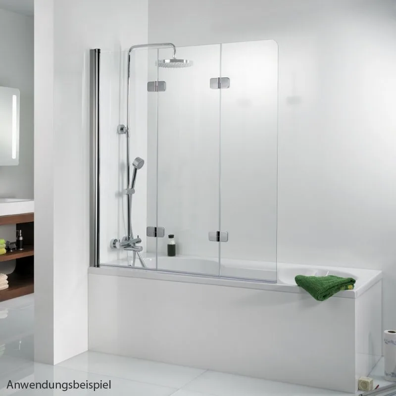 HSK Premium Softcube Badewannenaufsatz 3-teilig, Anschlag links Bild 3