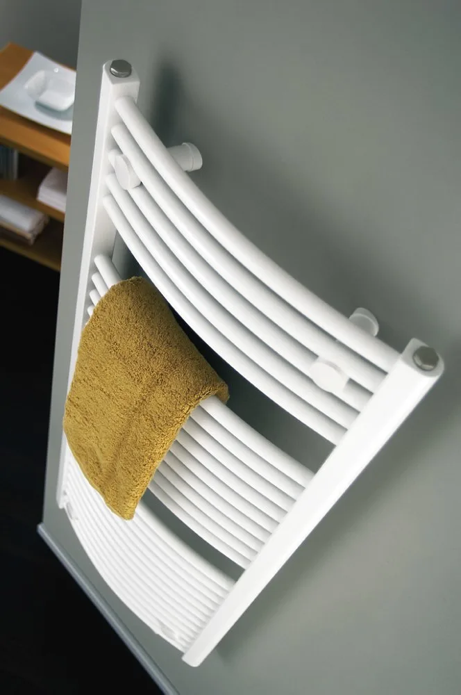 HSK Line Round Badheizkörper 50 x 121,5 cm, Anschlüsse beidseitig unten Bild 2