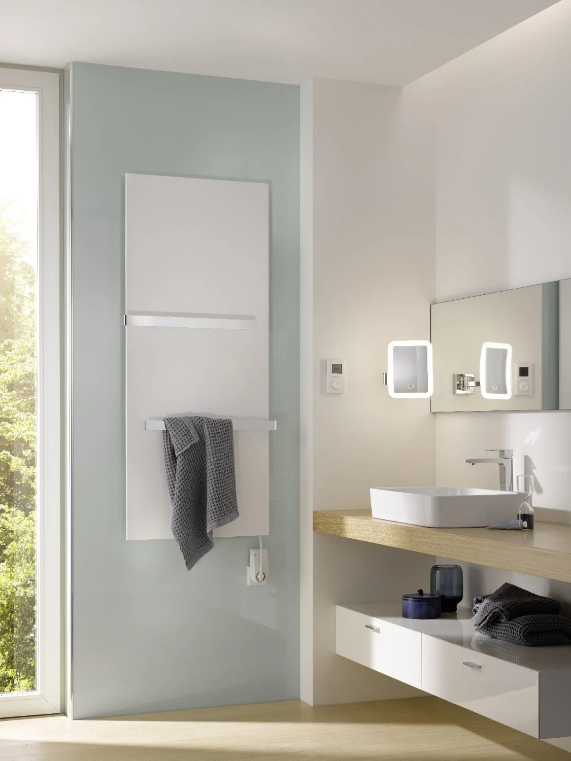 HSK Retango Handtuchhalter 55 cm für Infrarot-Designheizkörper Bild 4