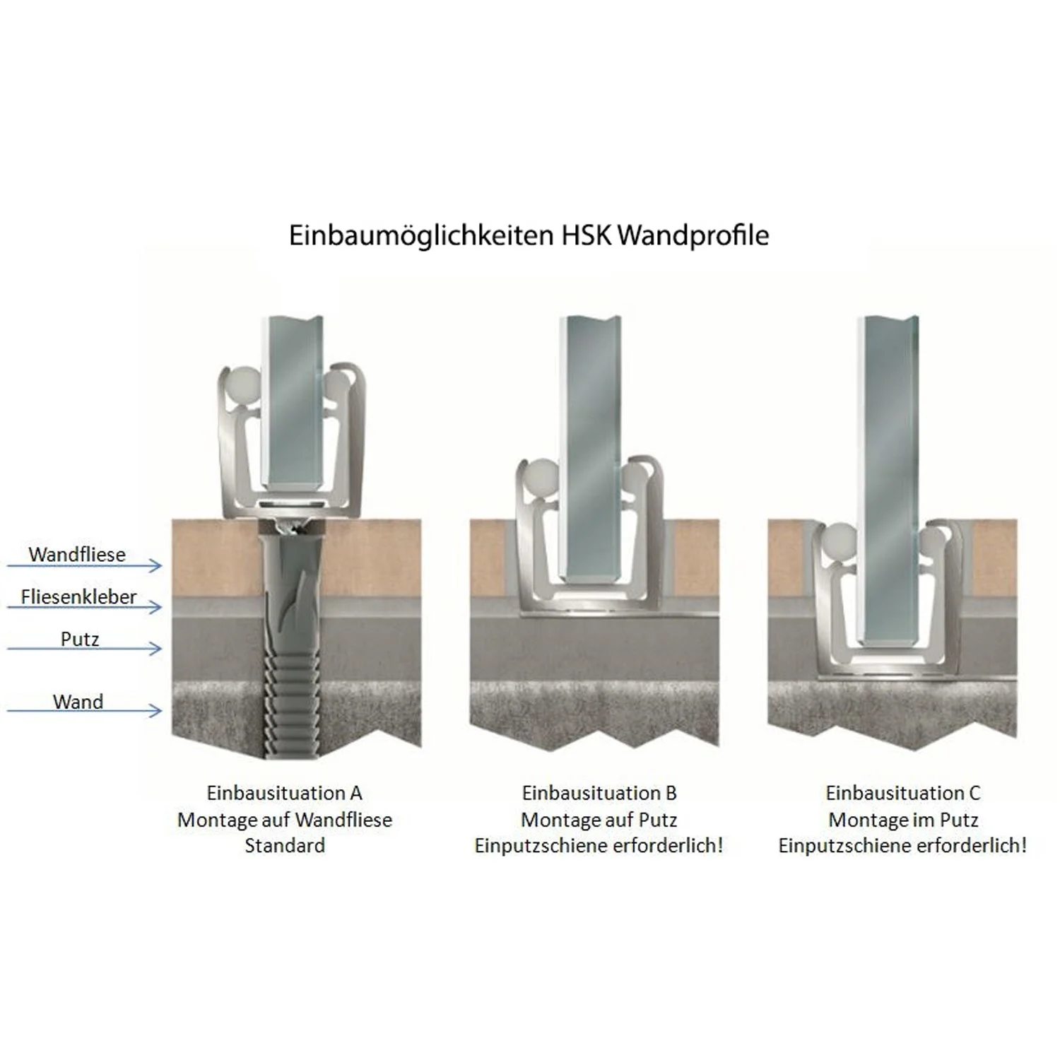 HSK Aperto Pro Drehtür pendelbar an Nebenteil für Seitenwand 100 cm, Anschlag rechts Bild 6