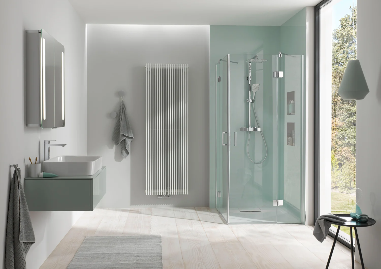 HSK Aperto Pro Eckeinstieg pendelbar 4-teilig, 75 x 90 cm rechts Bild 4