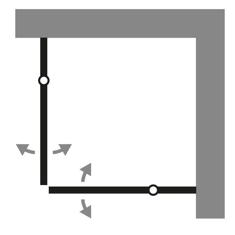 HSK Aperto Pro Eckeinstieg pendelbar 4-teilig, 100 x 100 cm Bild 6