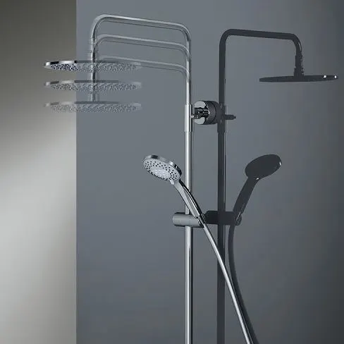 HSK Shower-Set Modell RS 200 Universal, Kopfbrause flach, rund 25 cm Bild 3