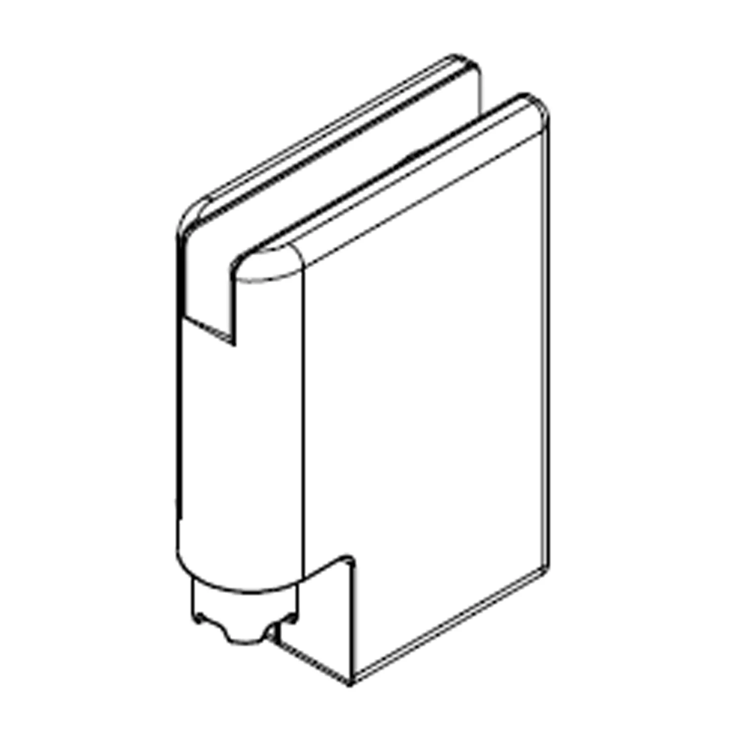 HSK Ersatz-Glashalter unten links