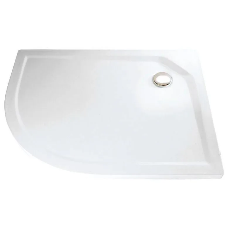 HSK Acryl-Duschwanne superflach 90 x 80 cm asymmetrisch Version rechts