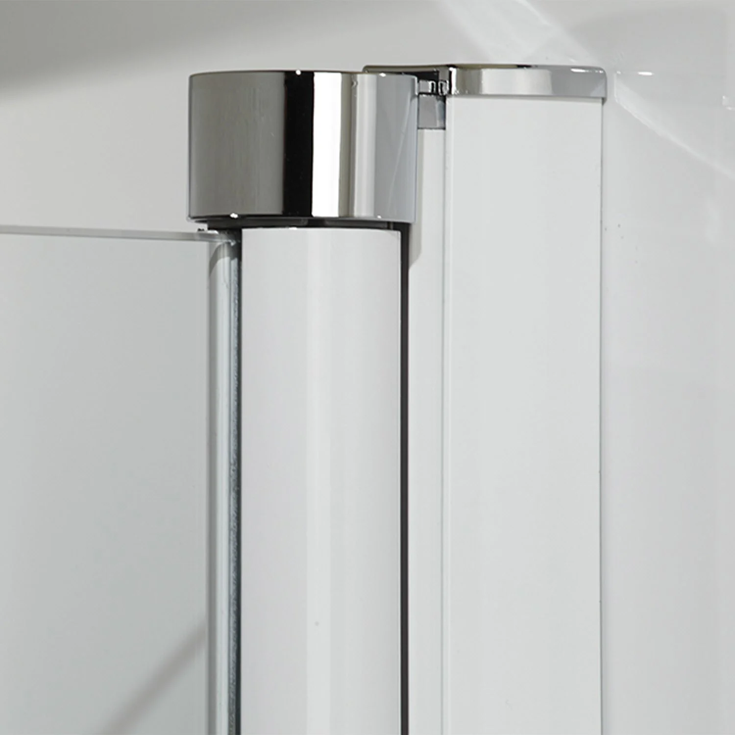 HÜPPE 501 Design pure 4-Eck Schwingtür 100 x 200 cm, Glas ohne Anti-Plaque Bild 3