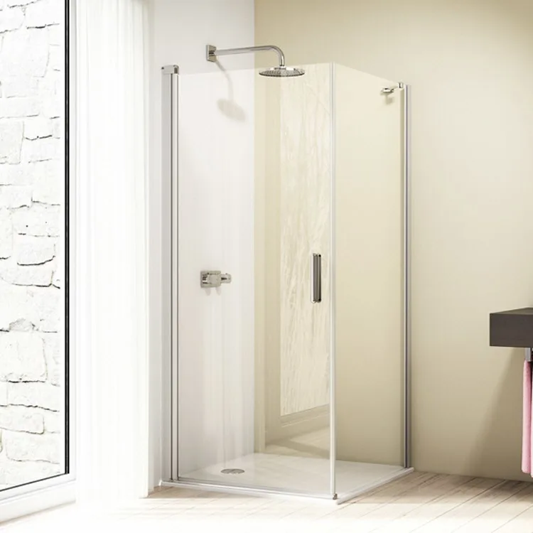 HÜPPE Design elegance 4-Eck Seitenwand für Schwingtür 2, 70 x 200 cm mit Anti-Plaque