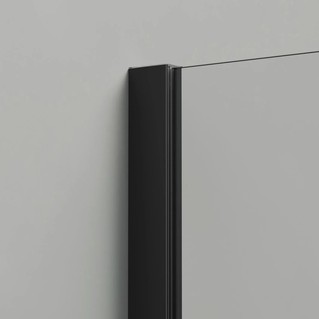 HÜPPE Design pure Walk-In Seitenwand 110 cm, mit Stabilisator, Glas 8 mm mit Anti-Plaque Bild 3