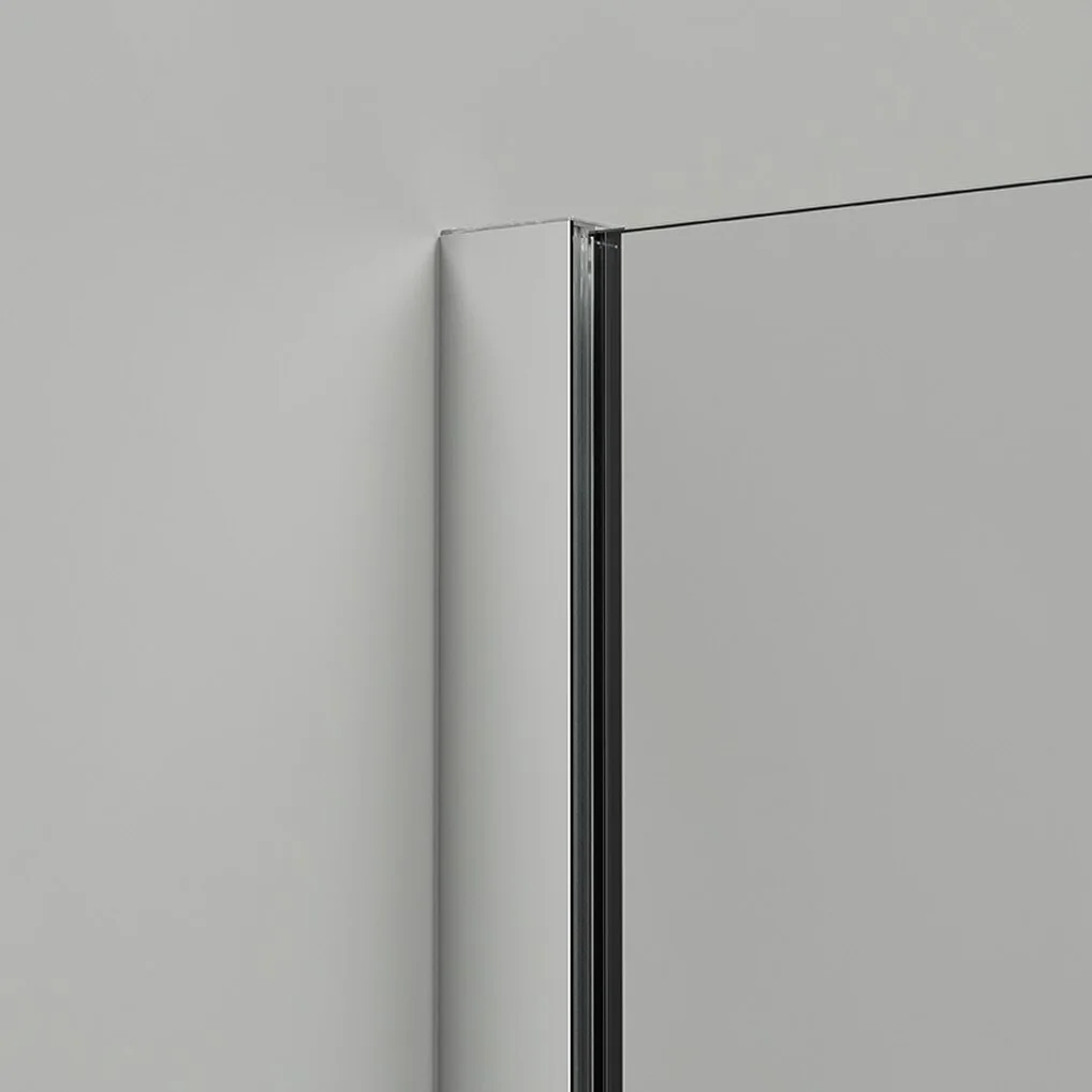 HÜPPE Design pure U-Kabine mit 2 Schwingfalttüren, Maßanfertigung, Glas mit Anti-Plaque Bild 2