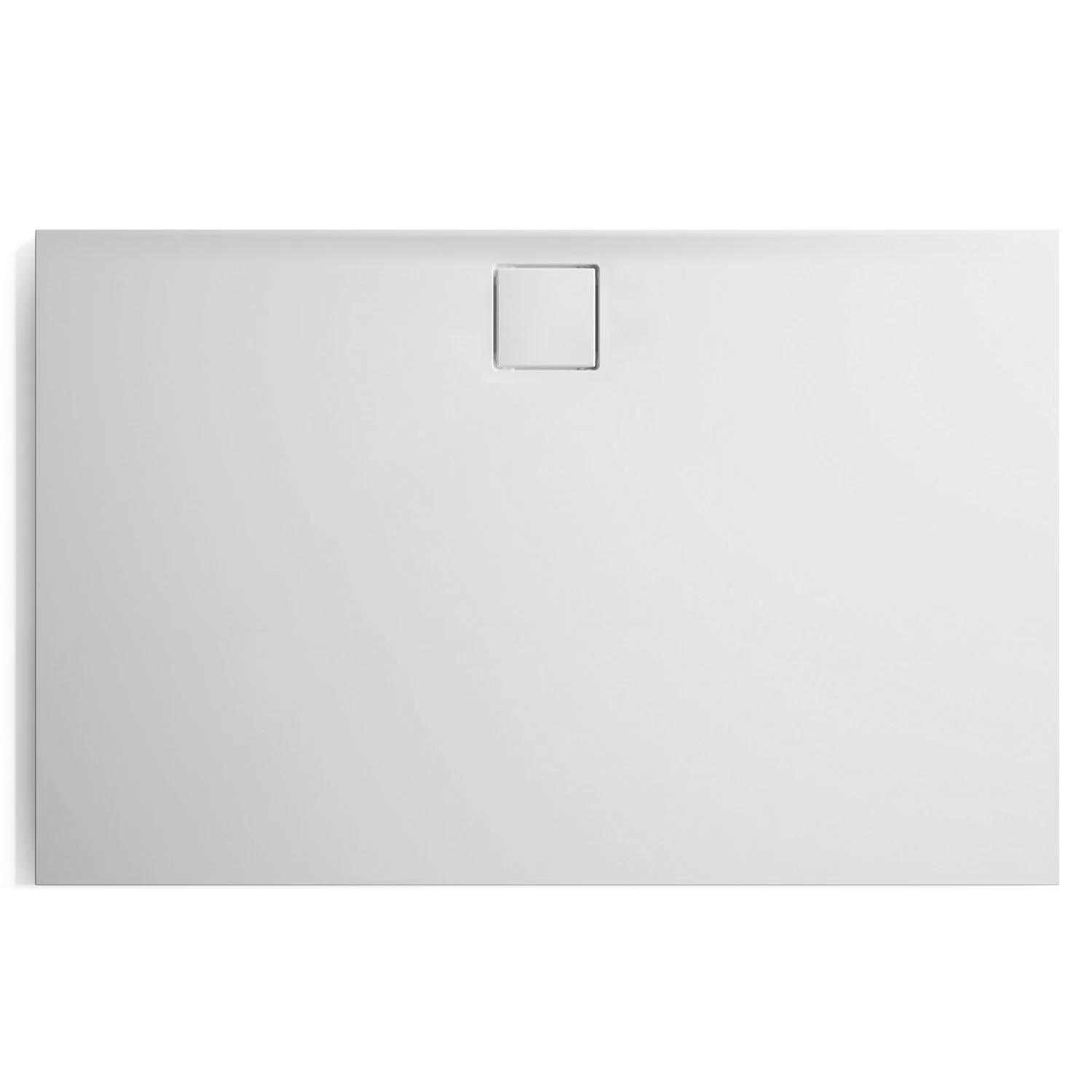 HÜPPE EasyFlat 4-Eck Duschwanne 140 x 90 cm, Ablauf an langer Seite