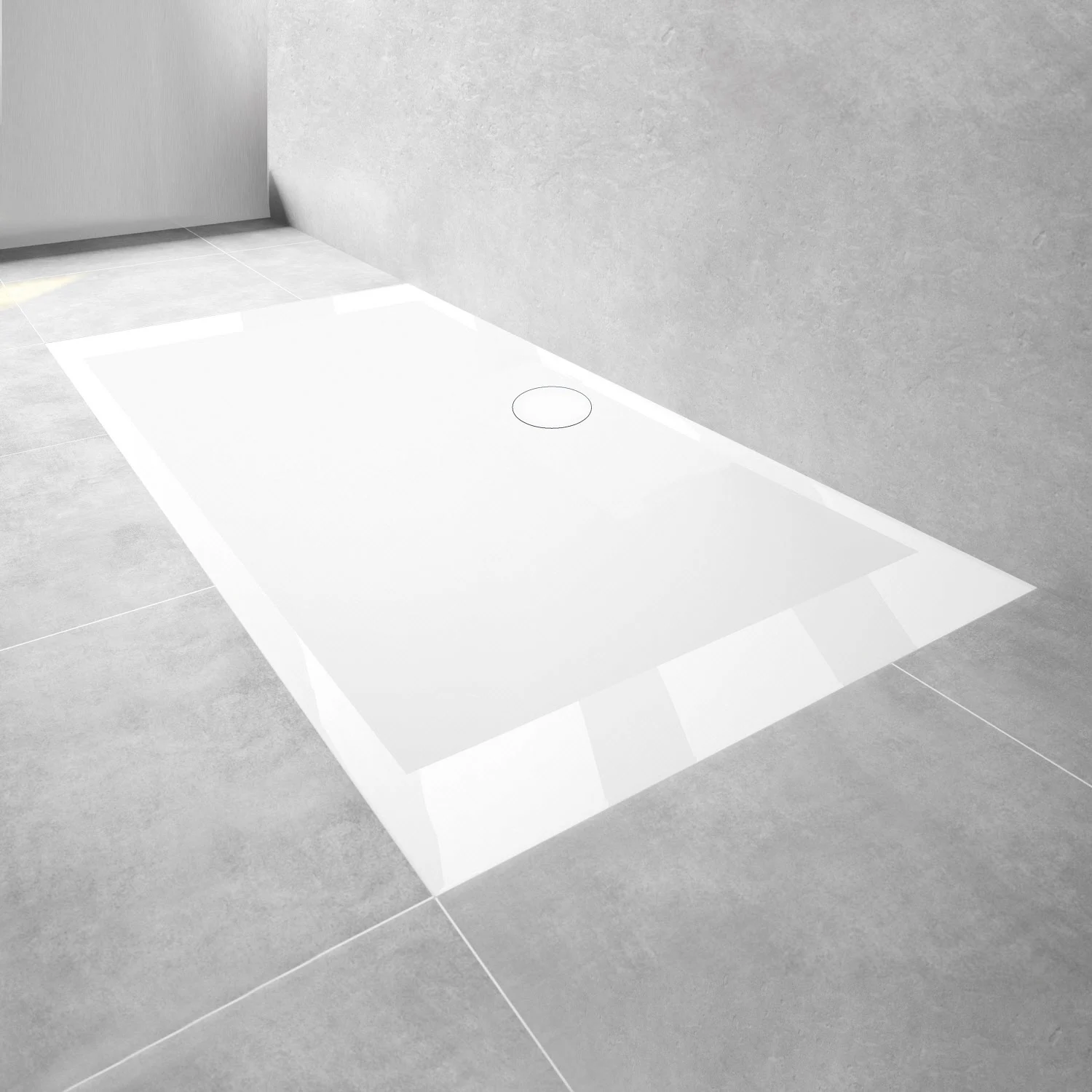 HÜPPE EasyStep 4-Eck Duschwanne 130 x 80 cm mit Easy Protect Bild 7