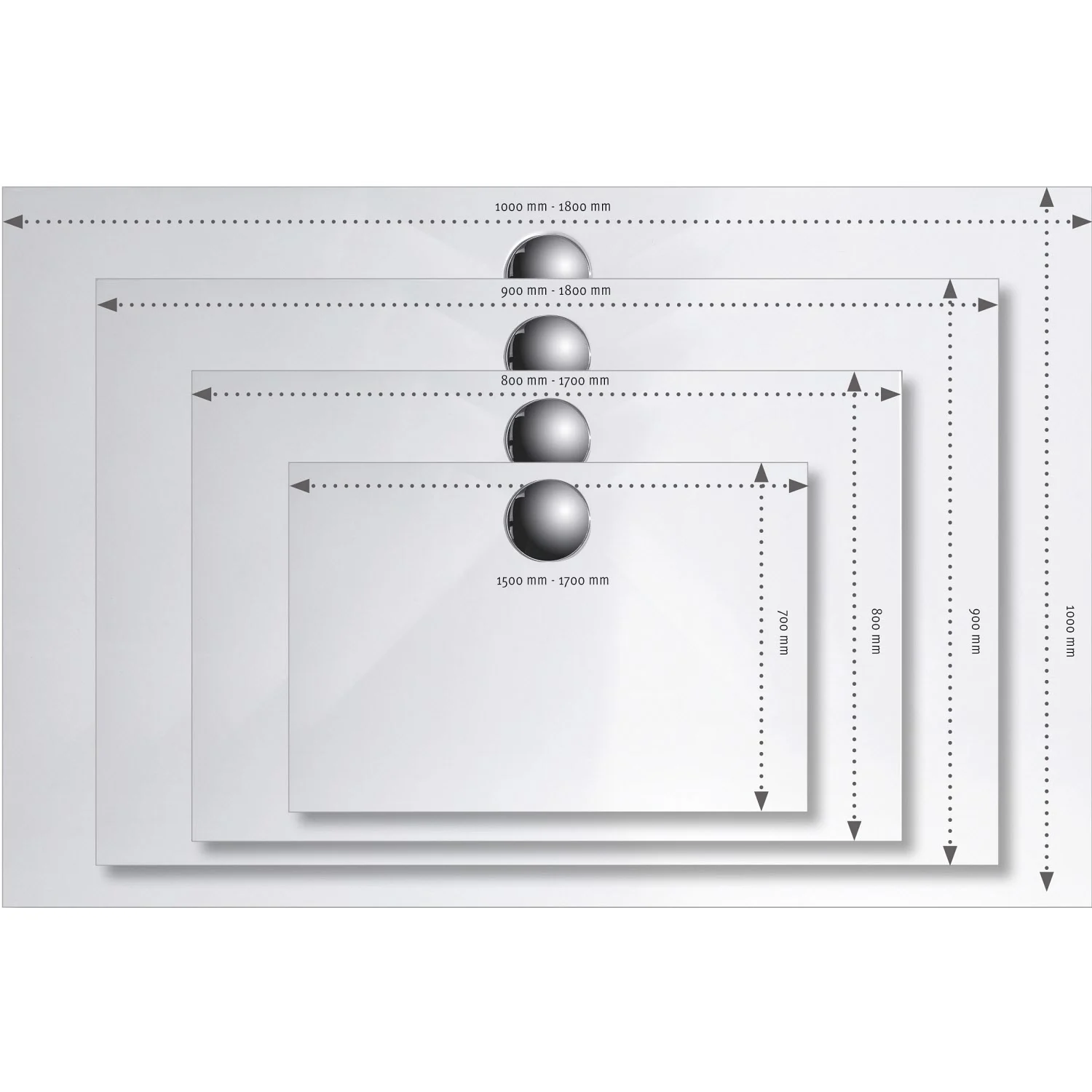 HÜPPE EasyStep 4-Eck Duschwanne 130 x 80 cm mit Easy Protect Bild 8