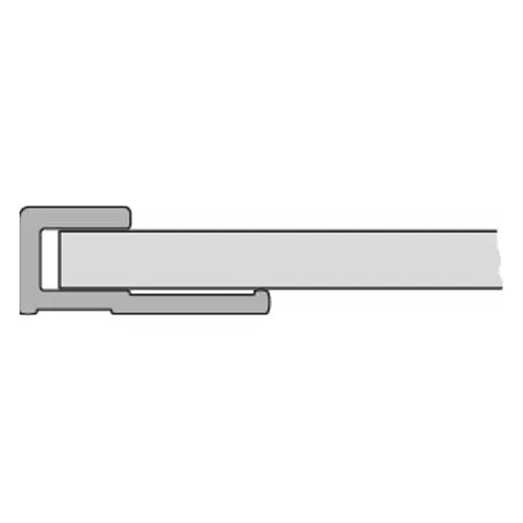 HÜPPE Abschlußprofil  für EasyStyle Wandverkleidung L: 255 cm
