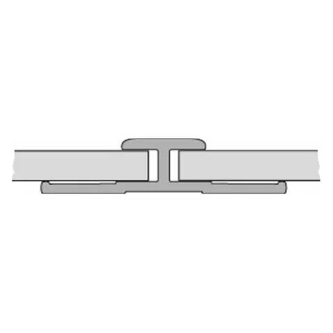 HÜPPE Verbindungsprofil für EasyStyle Wandverkleidung L: 255 cm