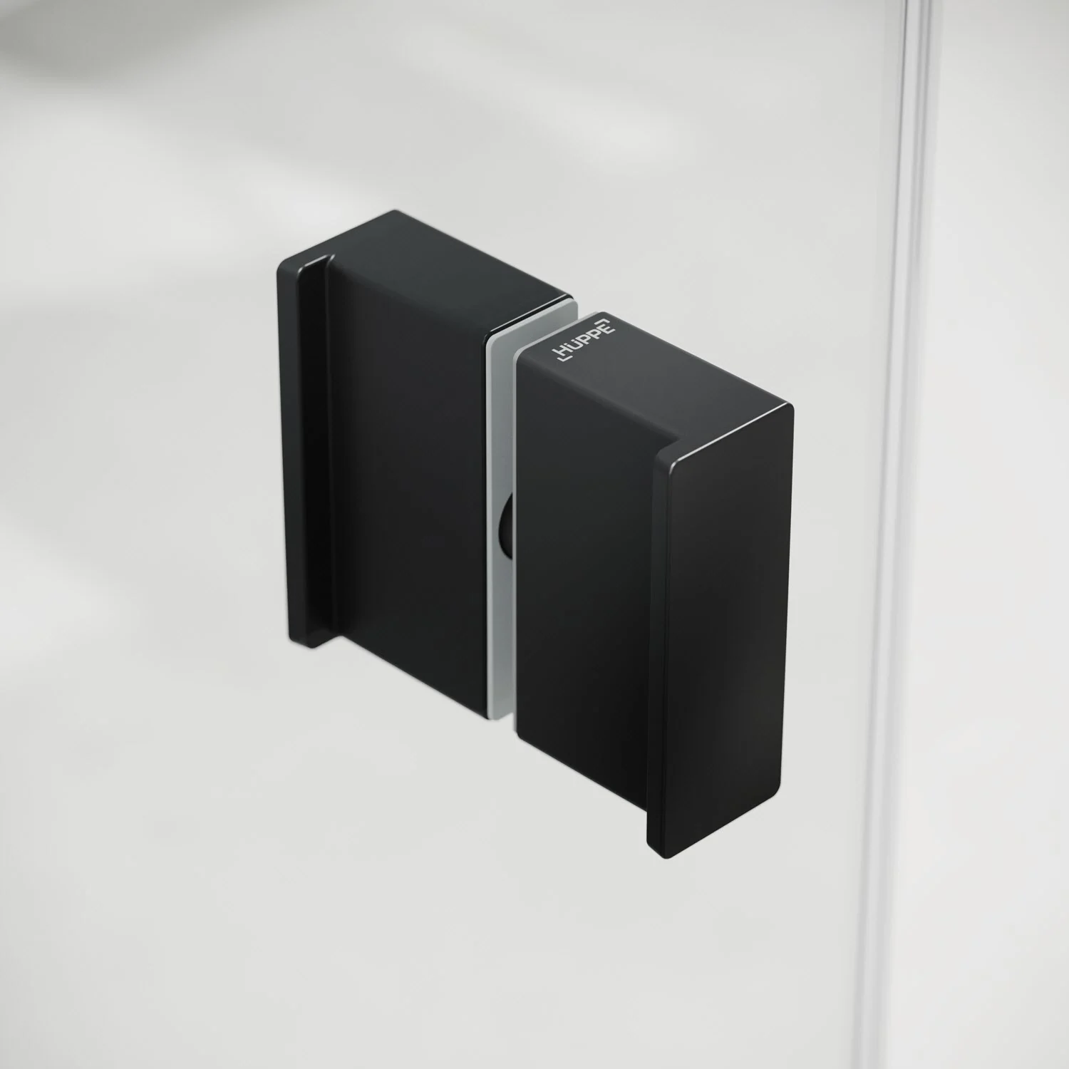 HÜPPE SolvaPro Schwingtür mit festem Segment und Seitenwand 120,1-150 x 120-200 cm, mit Anti-Plaque Bild 2