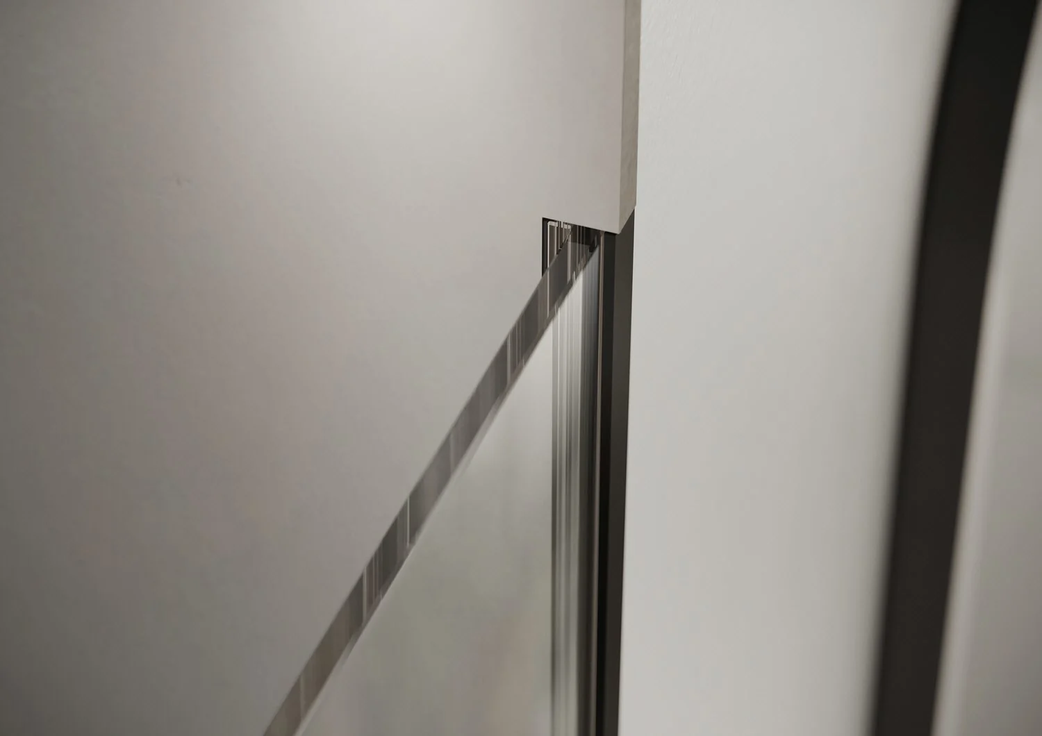 Hüppe Seamlite Walk-In Seitenwand alleinstehend, Maßanfertigung B: bis 120 H: bis 200 cm, mit Anti-Plaque Bild 3