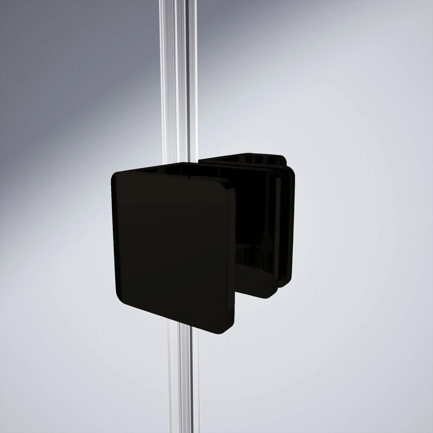 HÜPPE Xtensa pure Walk-In Gleittür mit festem Segment 90 cm, Anschlag links, Stabilisationsbügel in 45° Bild 9