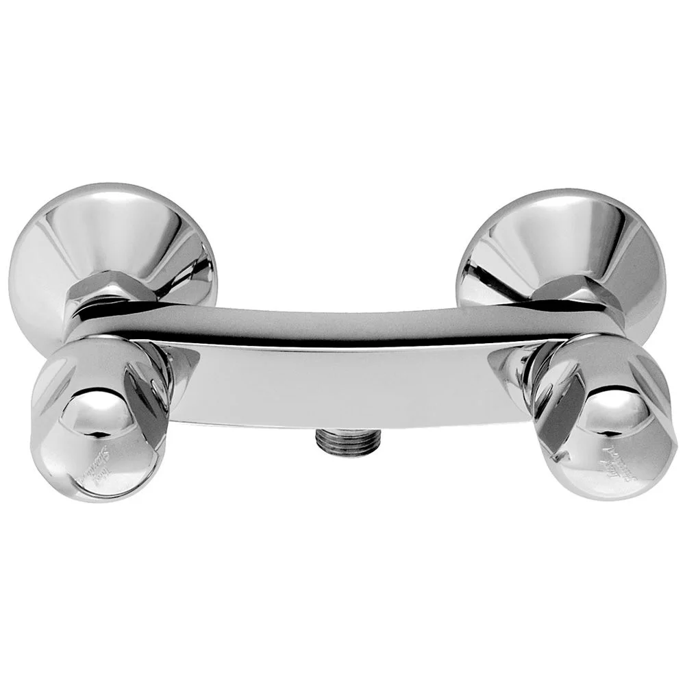 Bateria dwukranowa widok z przodu, chromowana, Ideal Standard