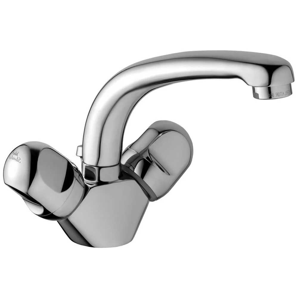 Bateria dwukranowa z obrotową wylewką, chromowana, Ideal Standard