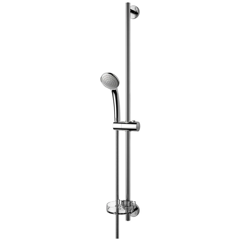 Chromowana kombinacja prysznicowa 90 cm w widoku z przodu, Ideal Standard