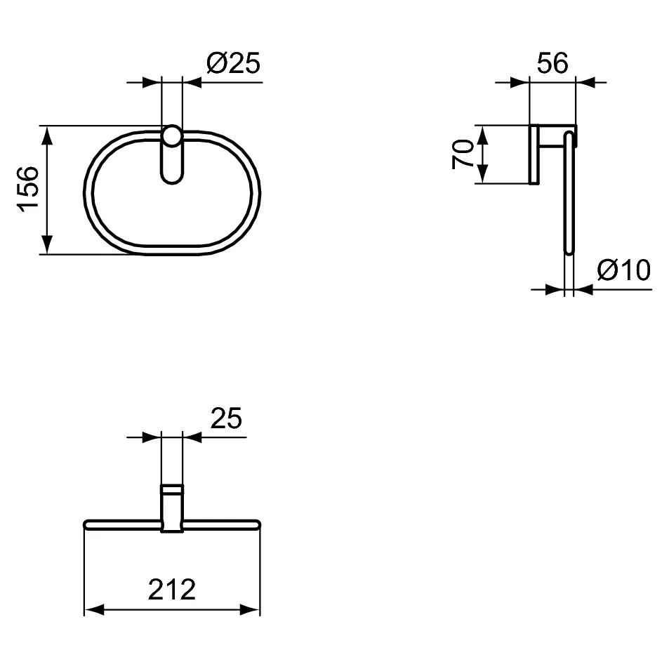 Ideal Standard Conca Handtuchring rund Bild 5