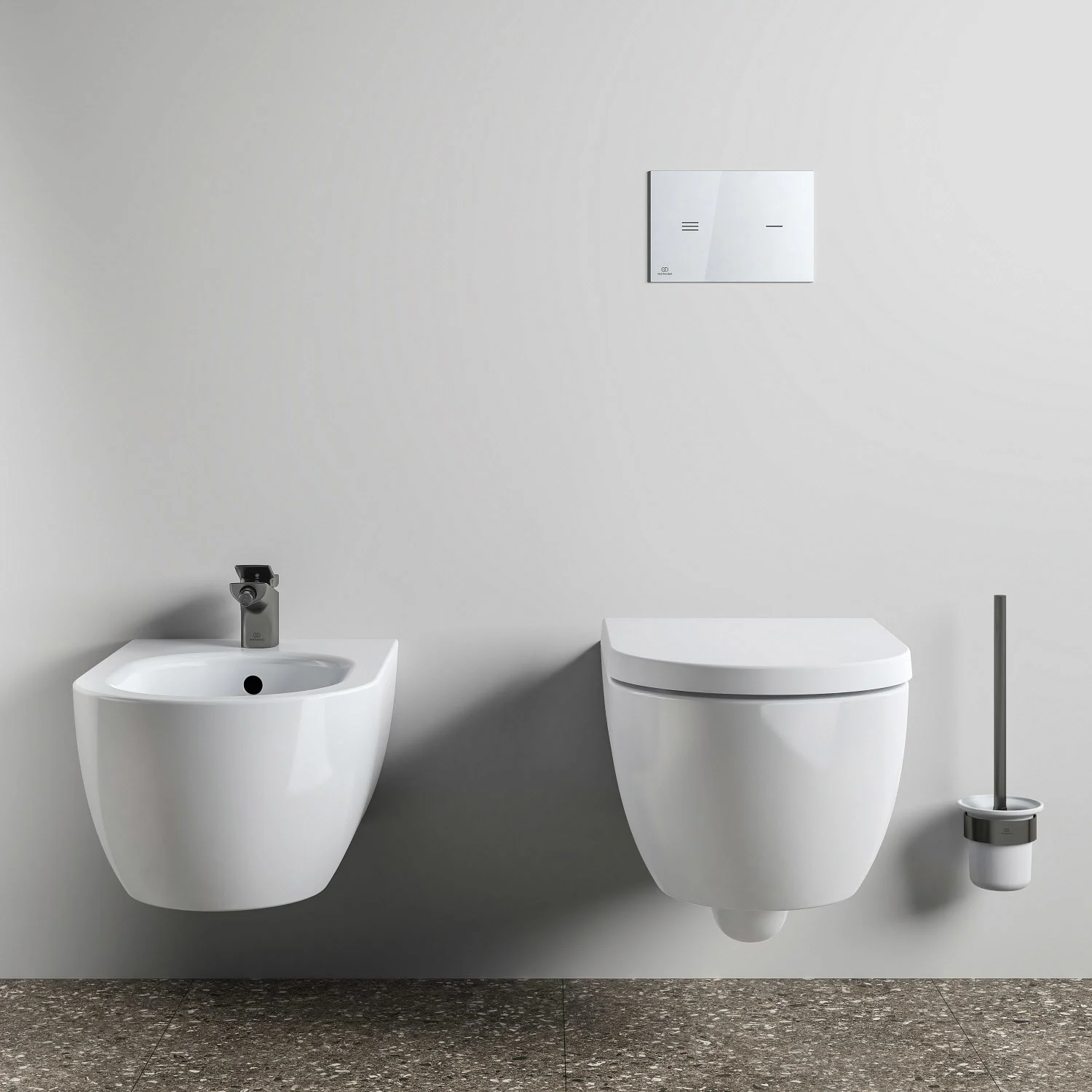 Ideal Standard Conca WC-Bürstengarnitur rund, wandhängend Bild 3