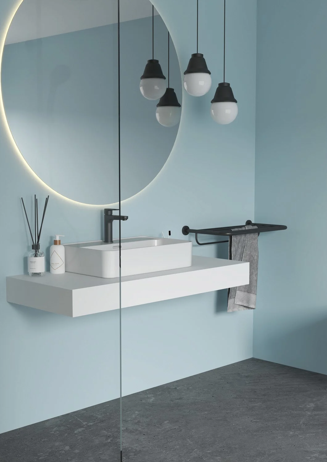 Ideal Standard IOM Badetuchablage 57 cm Bild 3