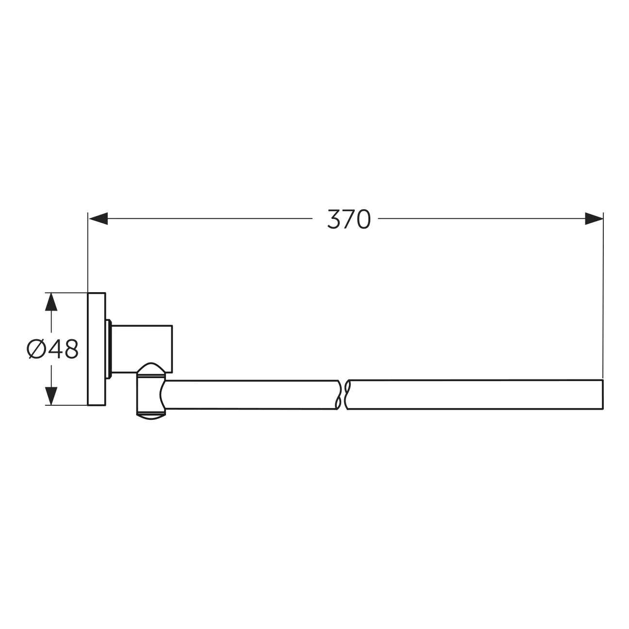 Ideal Standard IOM Handtuchstange 37 cm Bild 4