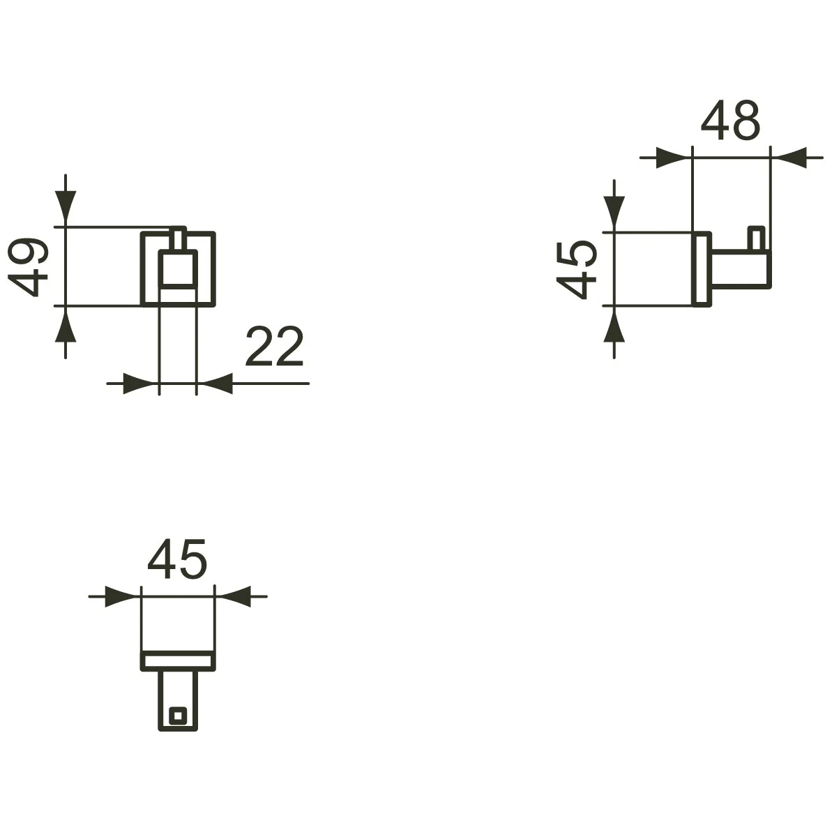 Ideal Standard IOM Square Handtuchhaken Bild 2