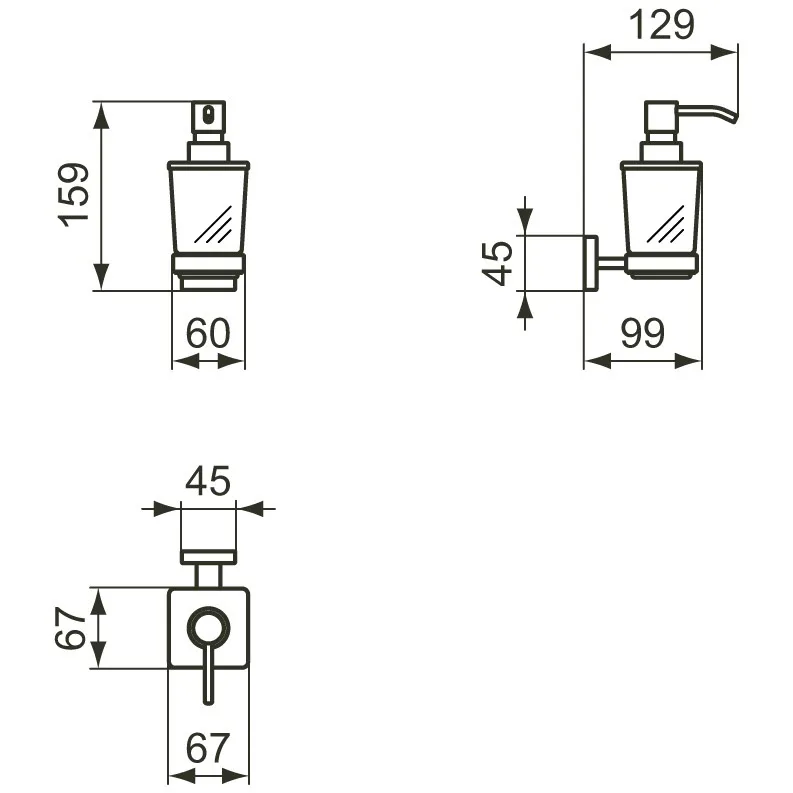 Ideal Standard IOM Square Lotionspender Bild 2