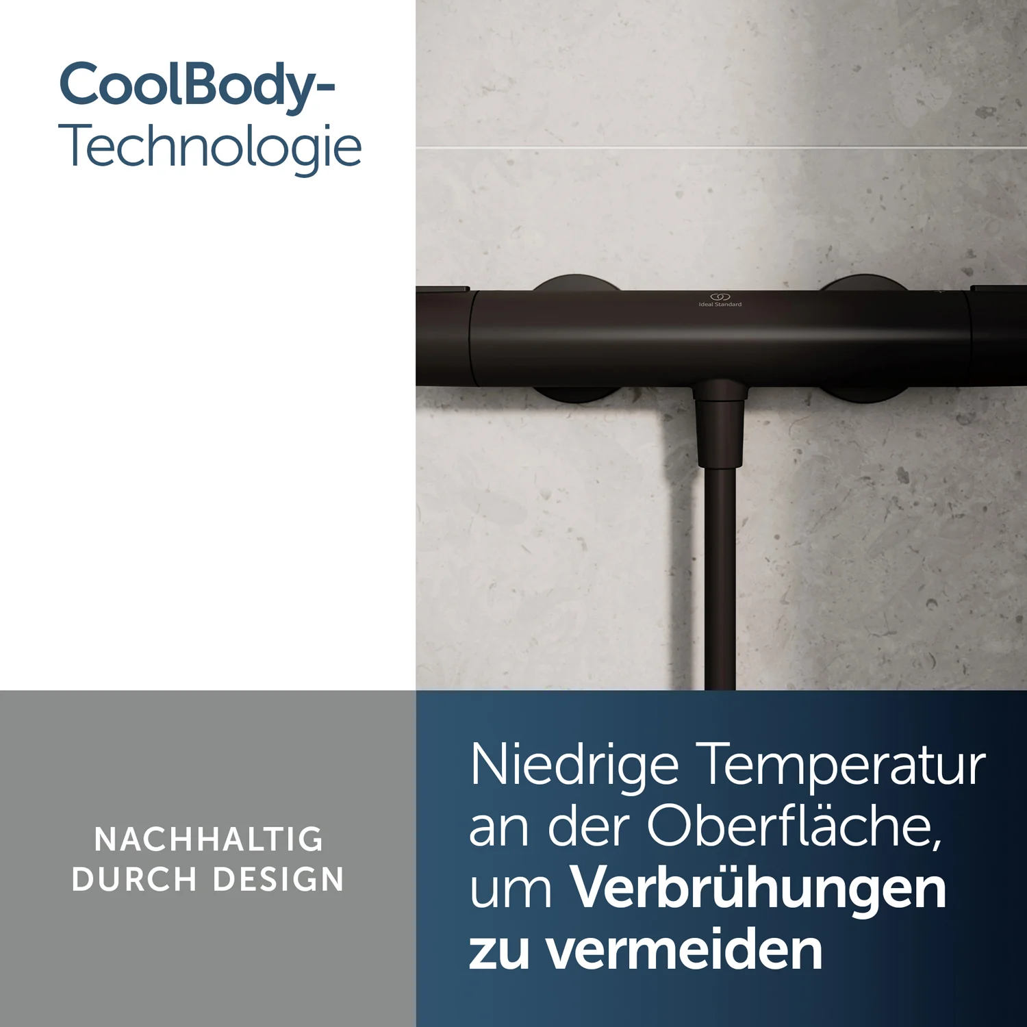 Ideal Standard Alu+ Brausethermostat Aufputz Bild 3