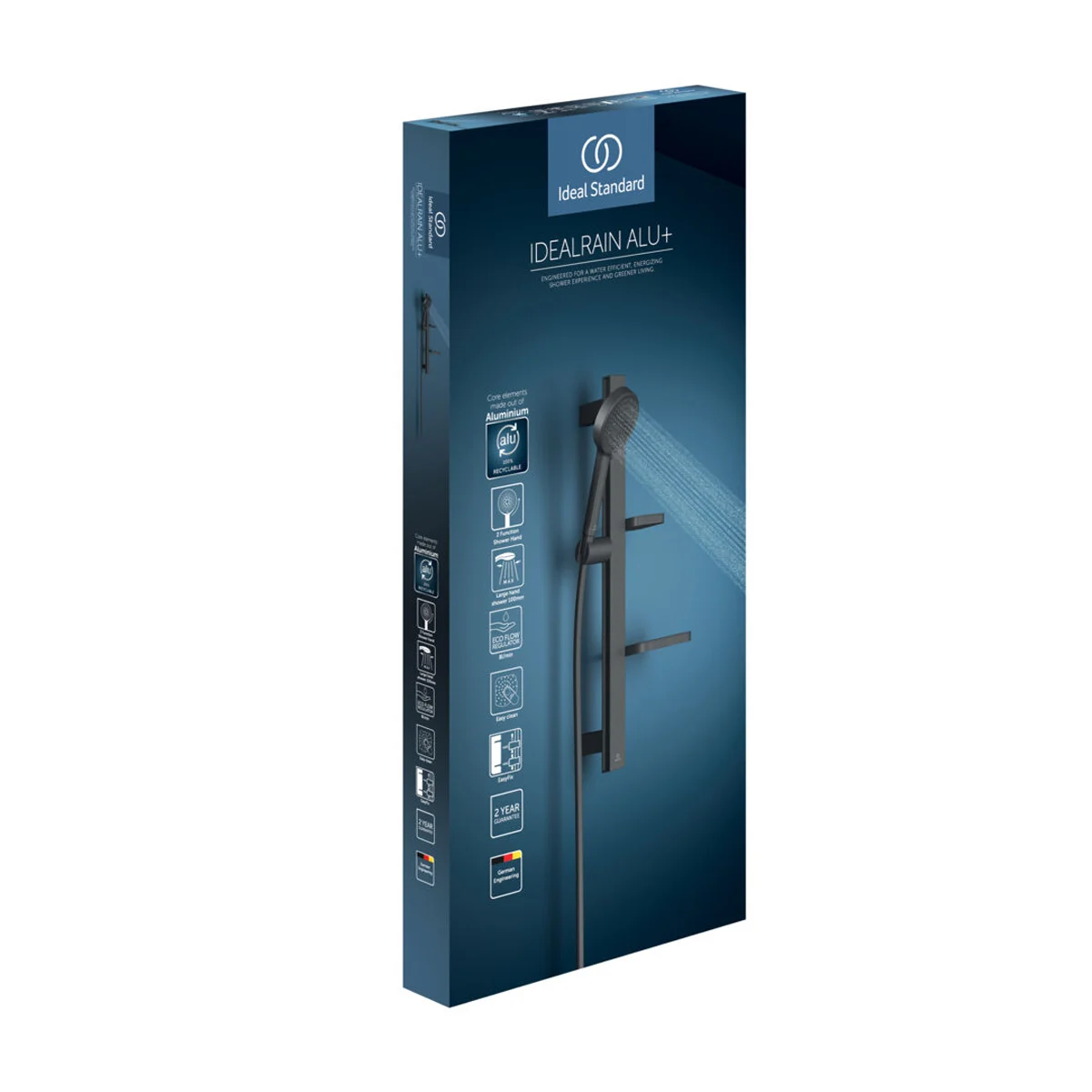 Ideal Standard Alu+ Brausekombination mit 2 Funktions-Handbrause und 2 Ablagen Bild 9