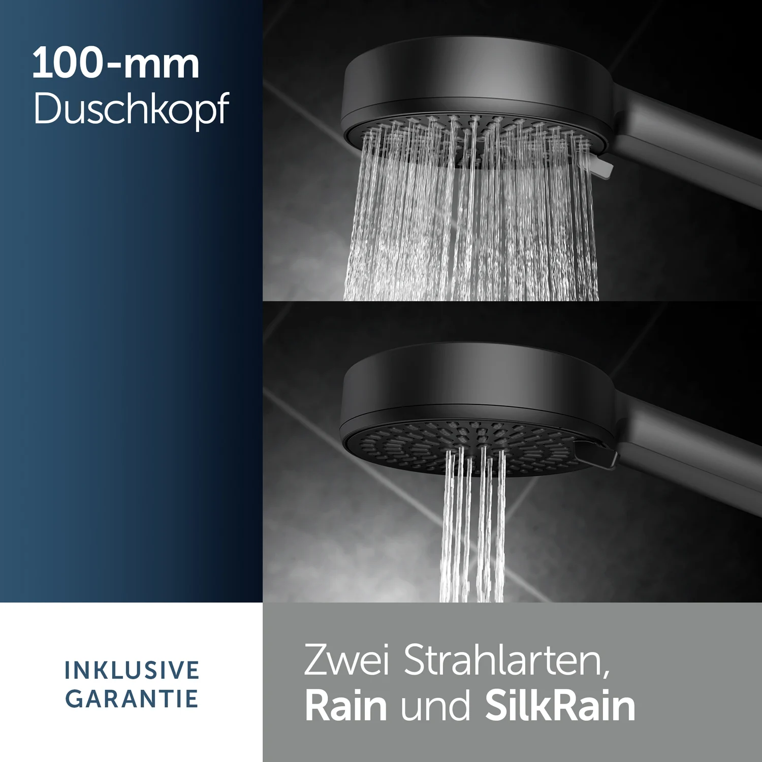 Ideal Standard Alu+ Brausekombination mit 2 Funktions-Handbrause und 2 Ablagen Bild 4