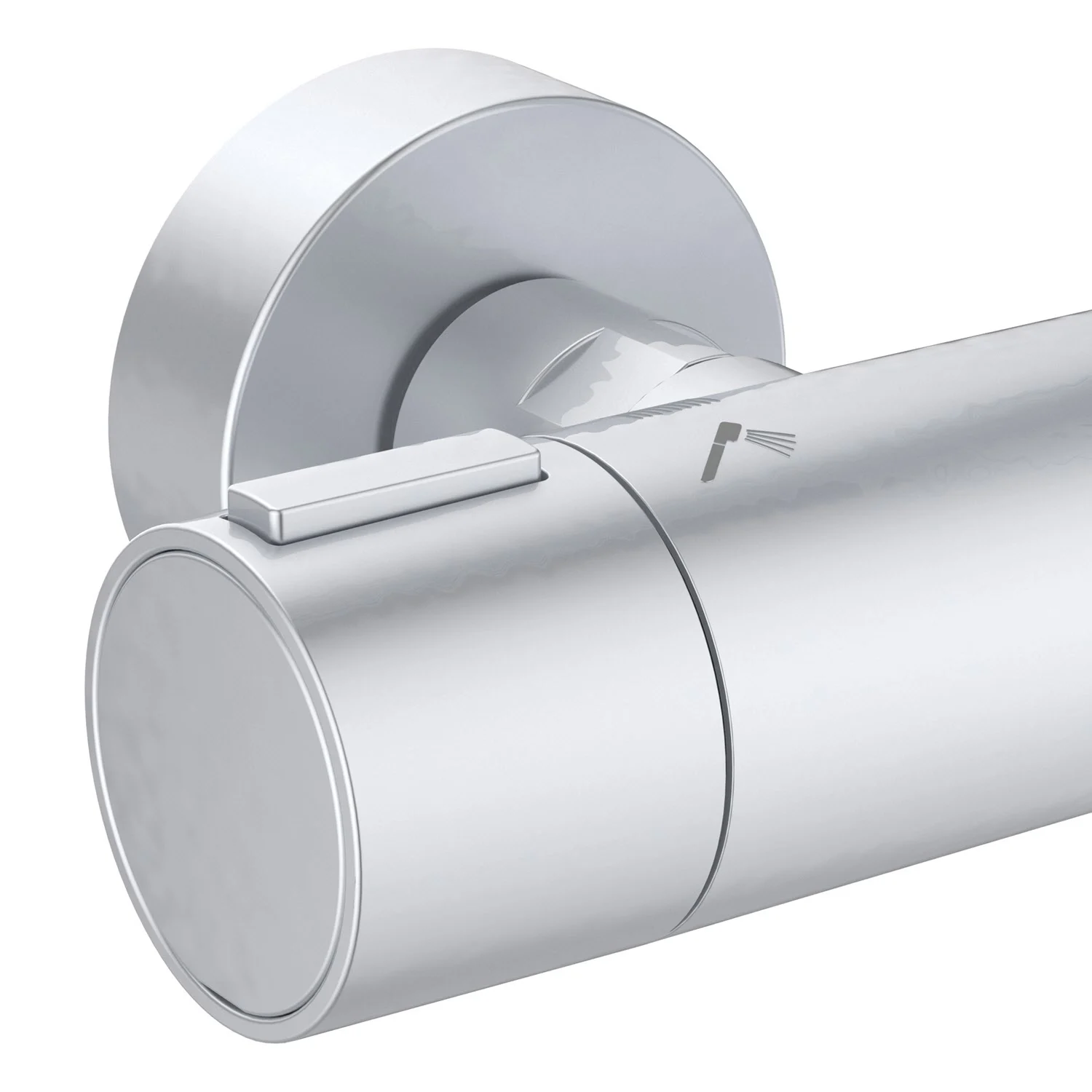 Ideal Standard Alu+ Duschsystem mit Ceratherm Brausethermostat, 2 Ablagen, 2-Funktions-Handbrause und 2-Funktions-Kopfbrause Bild 9