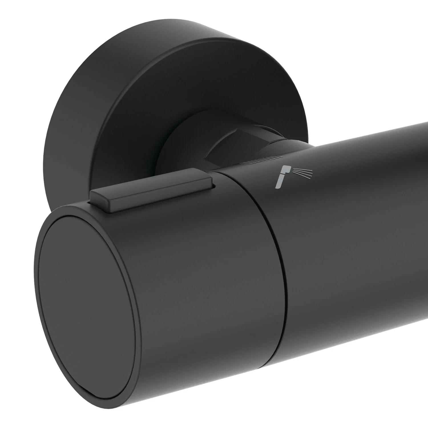 Ideal Standard Alu+ Duschsystem mit Ceratherm Brausethermostat, 2 Ablagen, 2-Funktions-Handbrause und 2-Funktions-Kopfbrause Bild 8