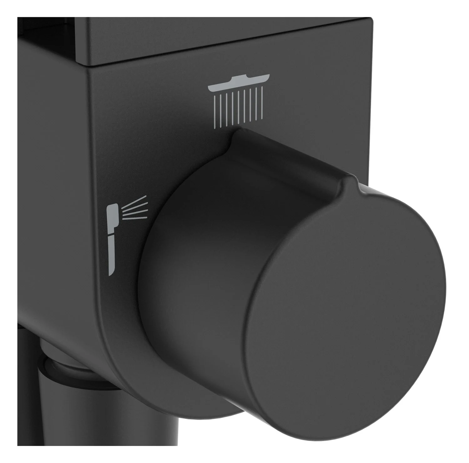 Ideal Standard Alu+ Duschsystem ohne Armatur, mit 2 Ablagen, 2-Funktions-Handbrause und 2-Funktions-Kopfbrause Bild 7
