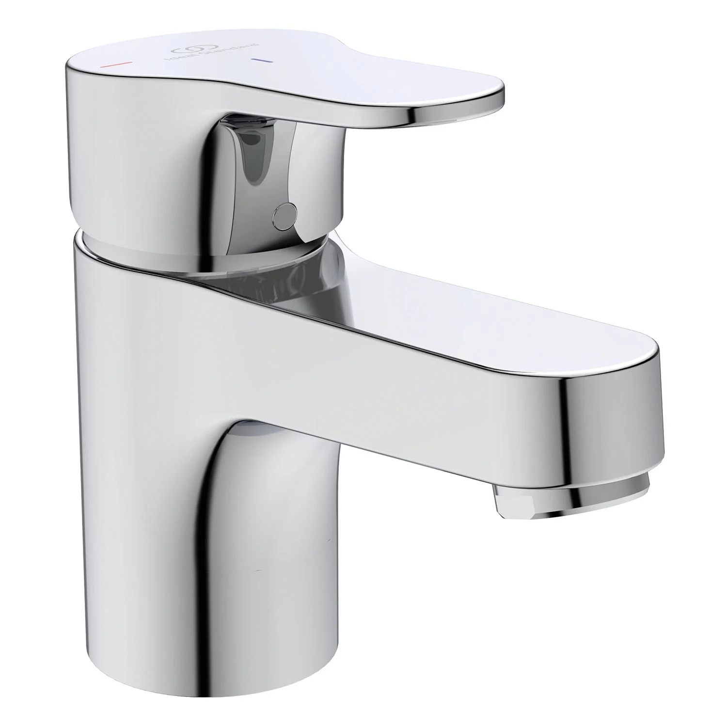Chromowana bateria umywalkowa widok z boku, Ideal Standard