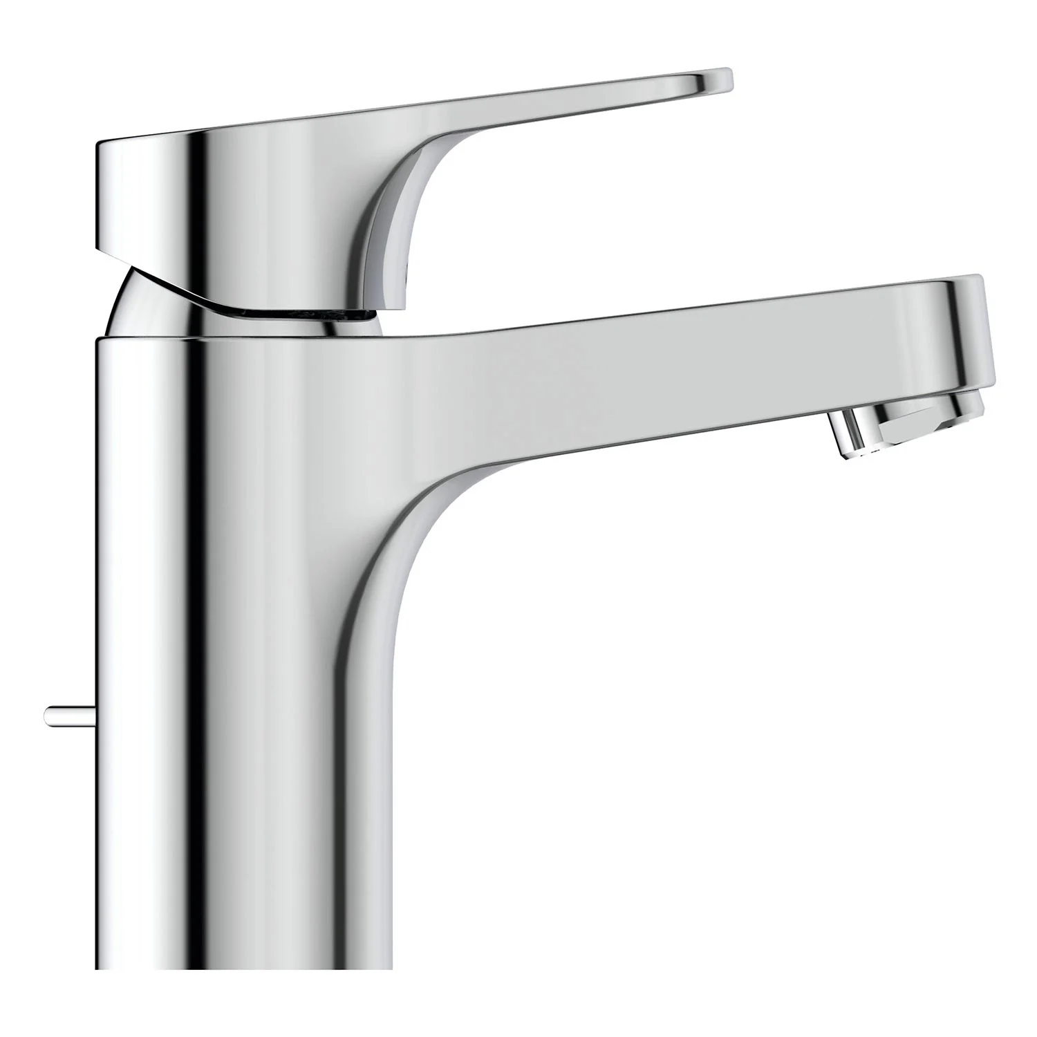 Chromowana bateria umywalkowa widok z boku, Ideal Standard