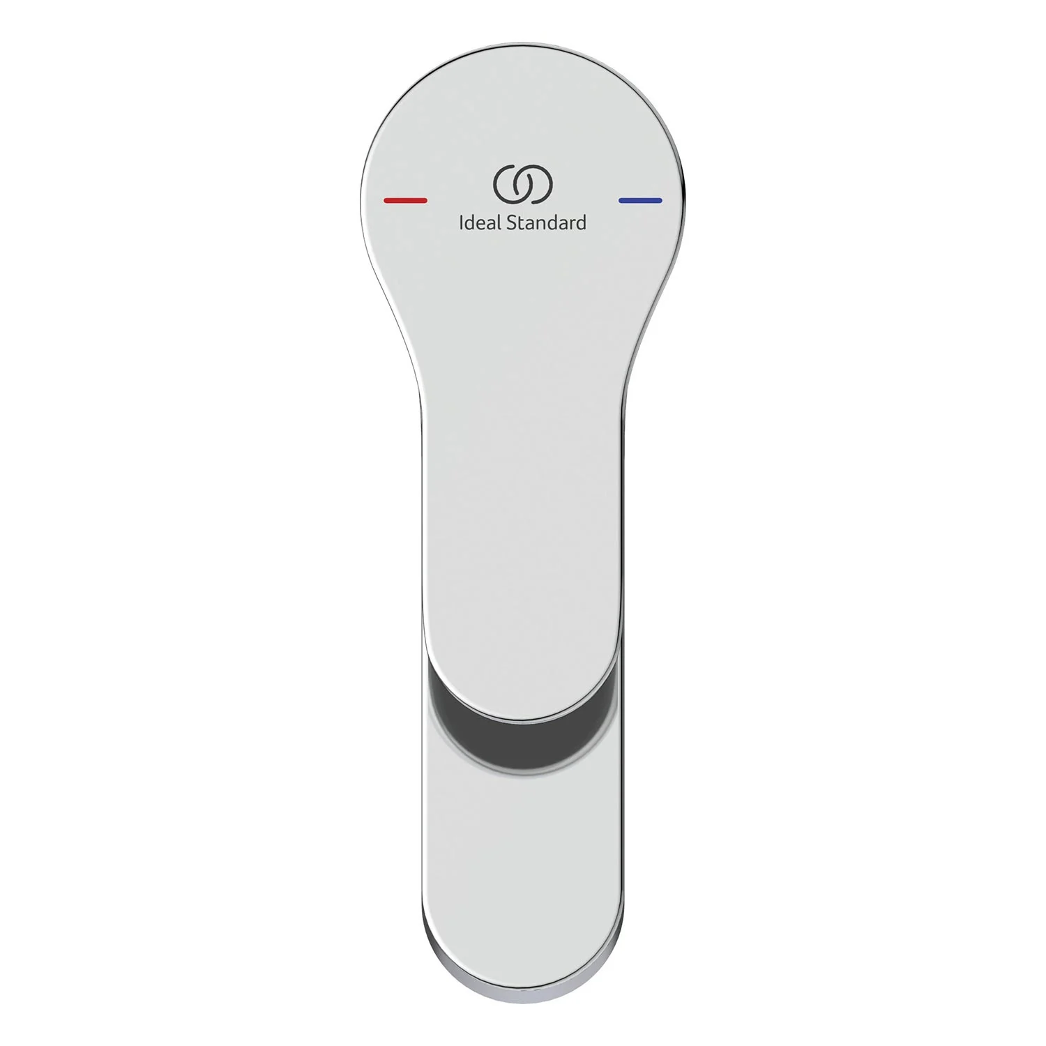 Chromowana bateria umywalkowa widok z góry, Ideal Standard