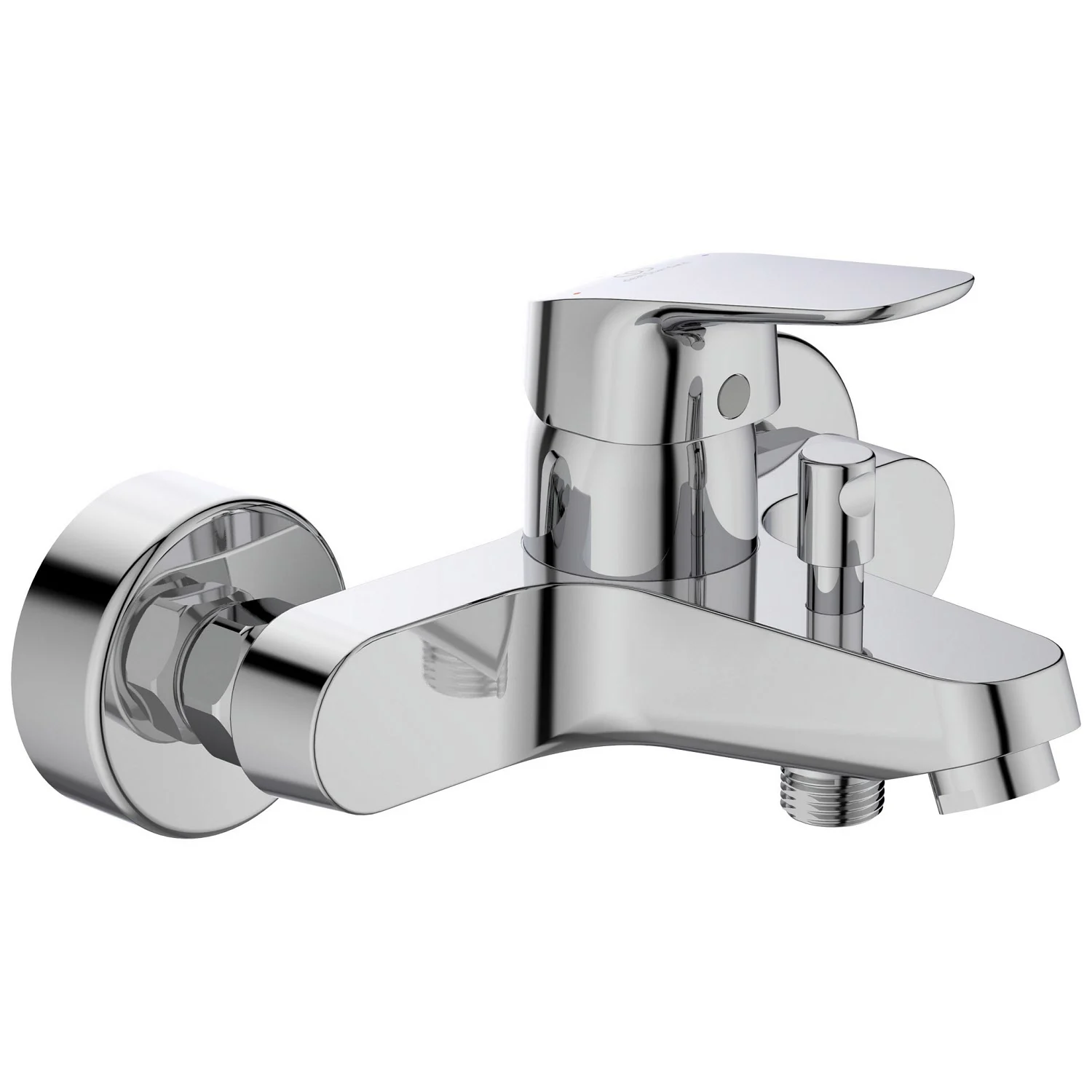 Chromowana bateria umywalkowa widok z boku, Ideal Standard