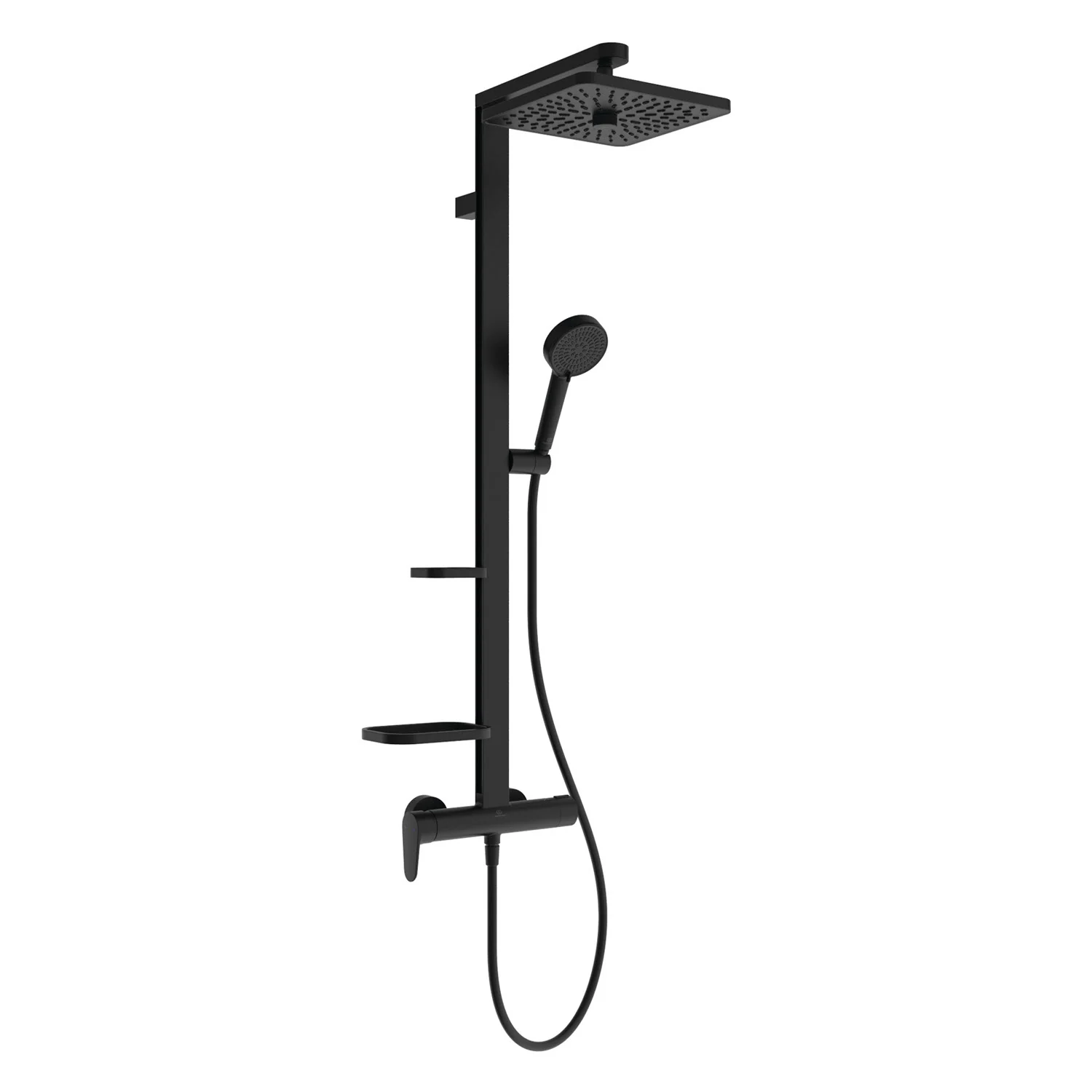 System prysznicowy Ideal Standard Ceraflow ALU+ do montażu natynkowego 34,5 x 50,1 x 111,3 cm