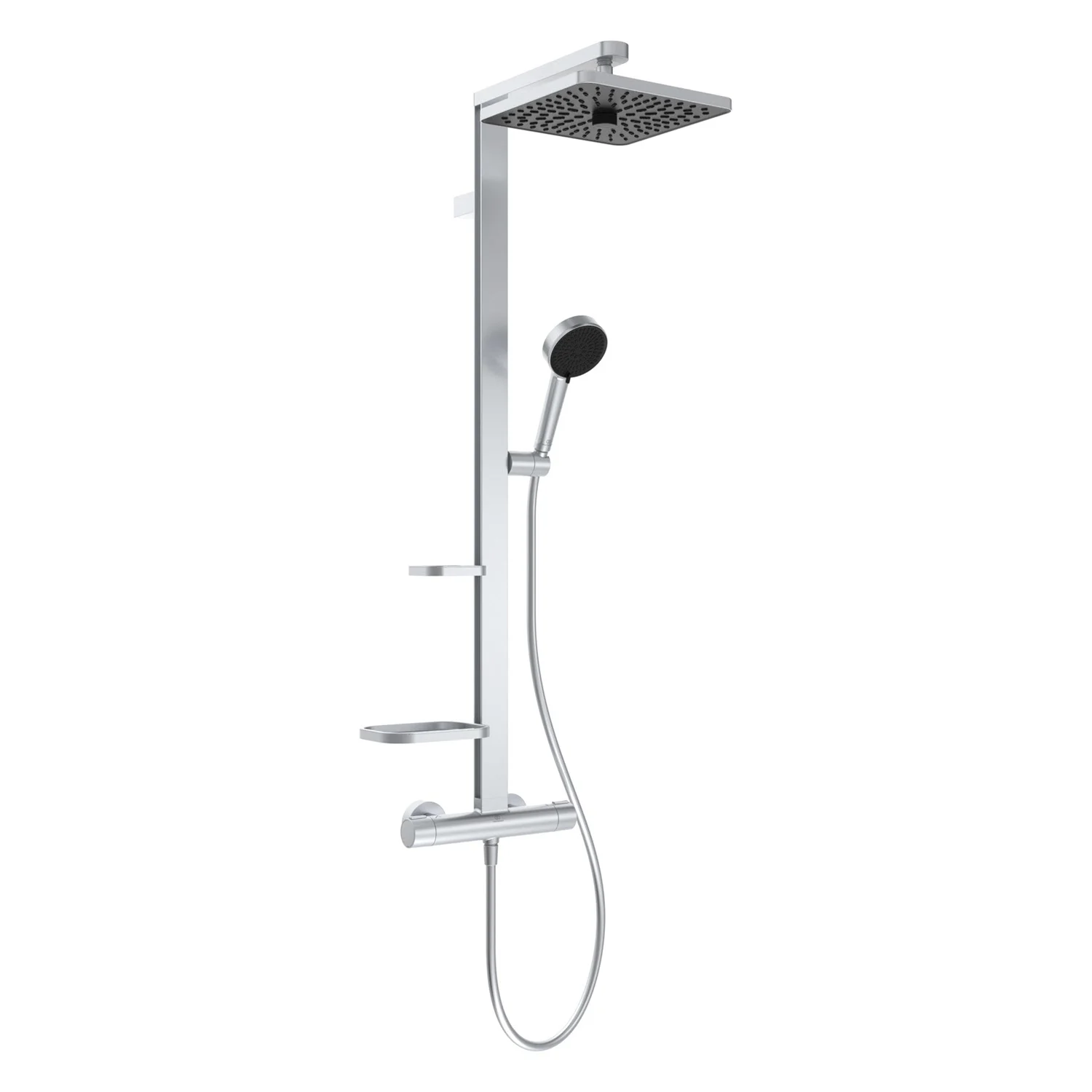 System prysznicowy Ideal Standard Ceratherm ALU+ do montażu natynkowego, z termostatem, 34,5 x 50,1 x 111,3 cm Zdjęcie 2