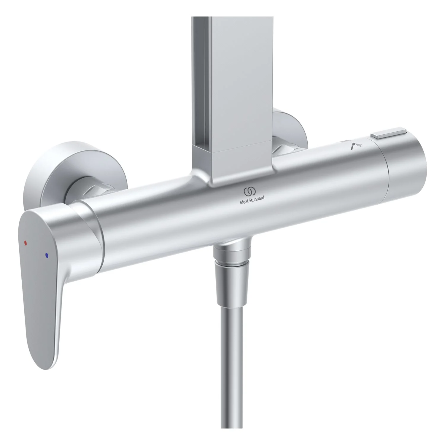 System prysznicowy Ideal Standard Ceraflow ALU+ do montażu natynkowego 34,5 x 50,1 x 111,3 cm Zdjęcie 3