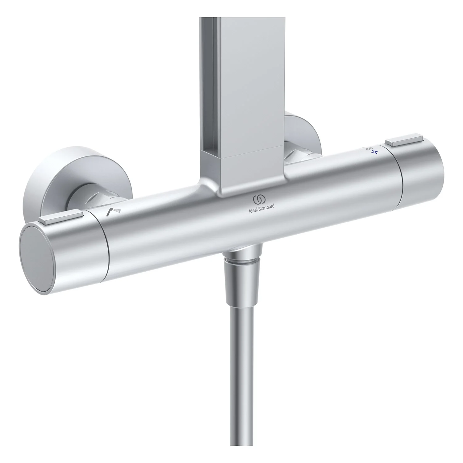 System prysznicowy Ideal Standard Ceratherm ALU+ do montażu natynkowego, z termostatem, 34,5 x 50,1 x 111,3 cm Zdjęcie 6