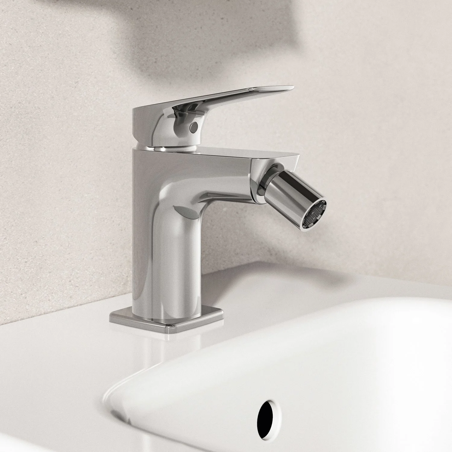 Ideal Standard Ceralife C  Bidetarmatur BlueStart Push-Open Ventil