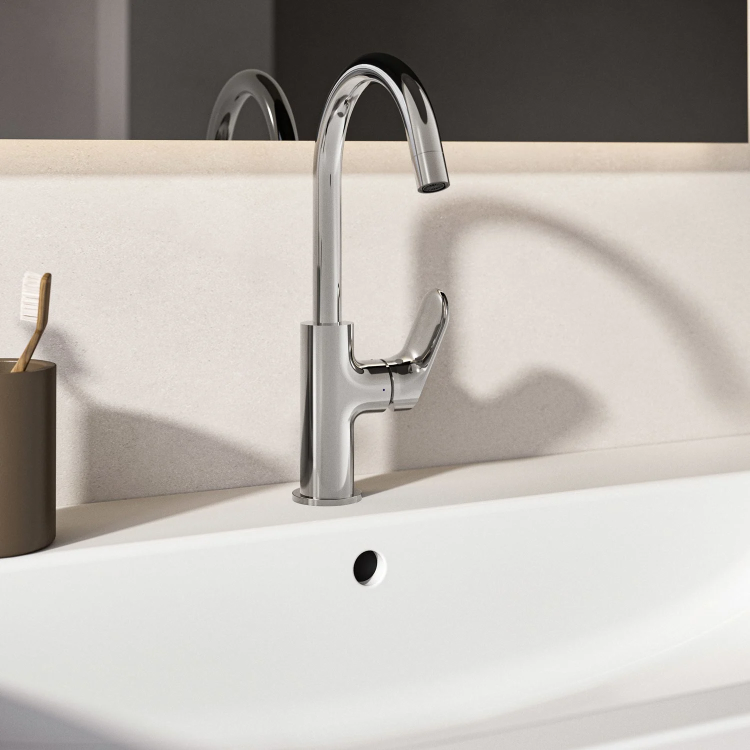 Ideal Standard Ceralife O  Bateria umywalkowa H200 bez zestawu odpływowego Zdjęcie 3
